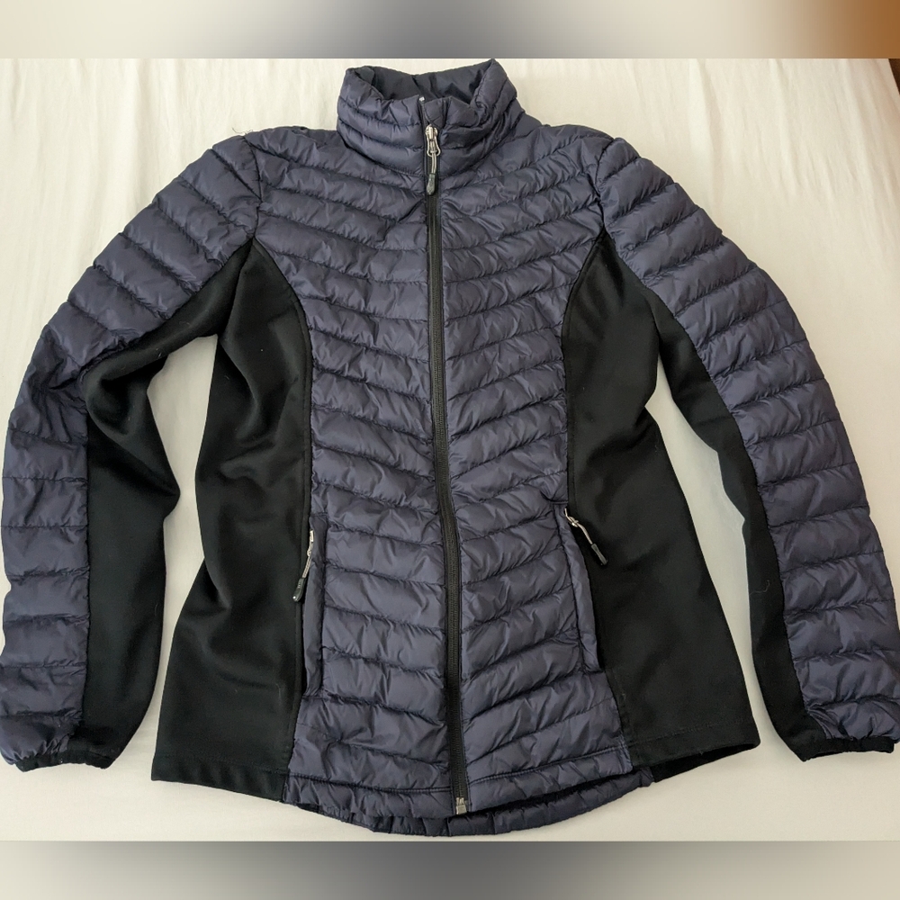 32 Degrees Blue & Black Quilted Jacket